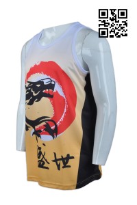 VT142 Custom-made sports vest T-shirt  Dragon boat race uniform Macau company  Vest t-shirt center